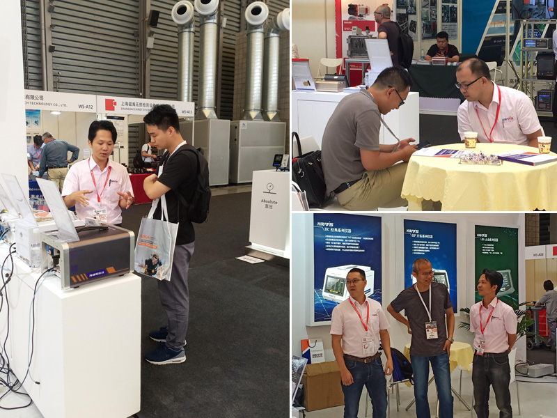 海瑞思科技上海展會現(xiàn)場-客戶咨詢